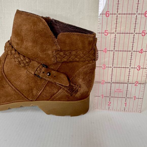 TEVA Delavina Suede Boots Size 7.5‎ Bootie Hippie Boho Festival Fall Slouchy - Picture 11 of 11